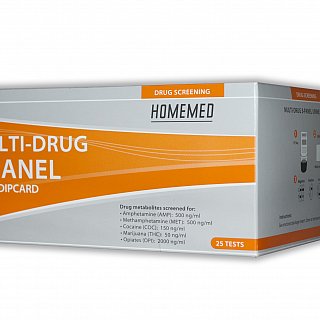 HOMEMED Multi-Drug 5 Panel Dipcard Shipper (25s)